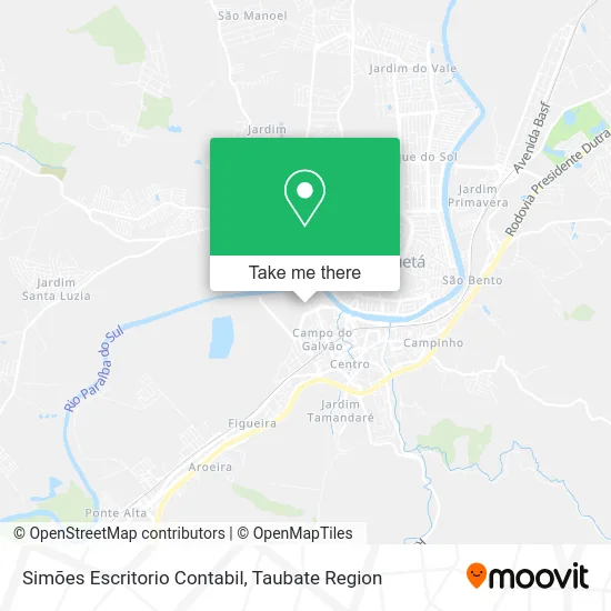 Simões Escritorio Contabil map