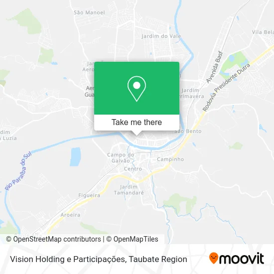 Vision Holding e Participações map