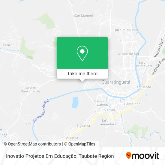Inovatio Projetos Em Educação map