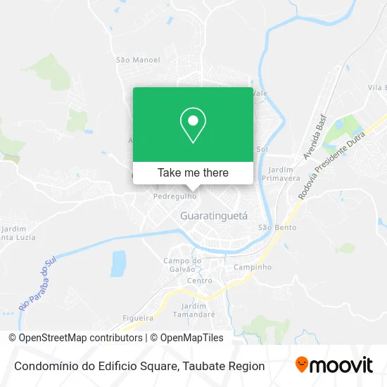 Condomínio do Edificio Square map