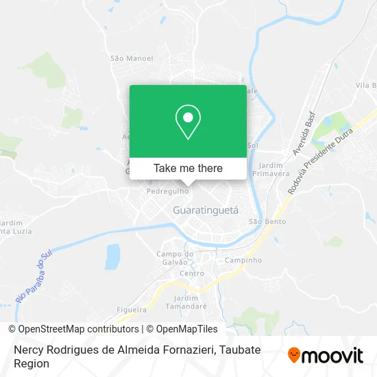 Nercy Rodrigues de Almeida Fornazieri map