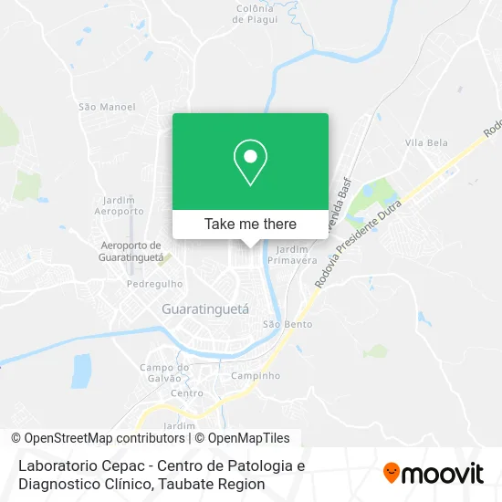 Laboratorio Cepac - Centro de Patologia e Diagnostico Clínico map