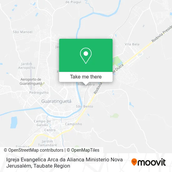 Igreja Evangelica Arca da Alianca Ministerio Nova Jerusalém map