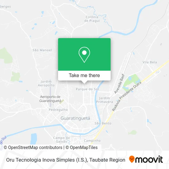 Oru Tecnologia Inova Simples (I.S.) map