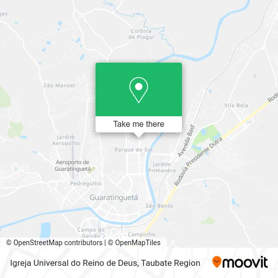 Igreja Universal do Reino de Deus map