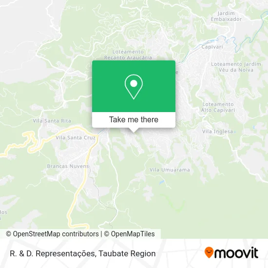 R. & D. Representações map