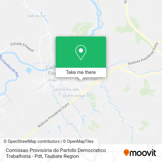 Comissao Provisória do Partido Democratico Trabalhista - Pdt map