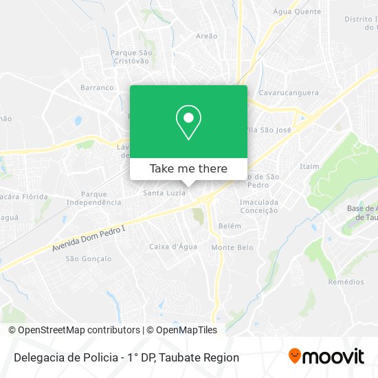 Delegacia de Policia - 1° DP map