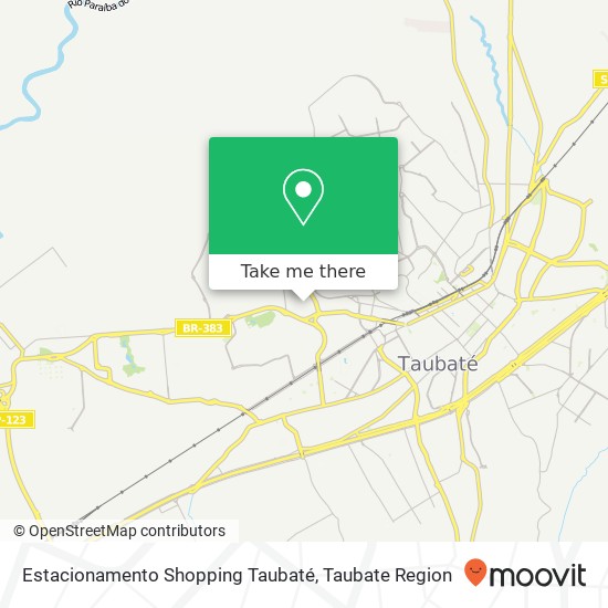 Mapa Estacionamento Shopping Taubaté