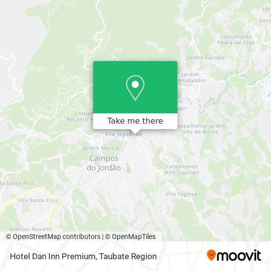 Hotel Dan Inn Premium map