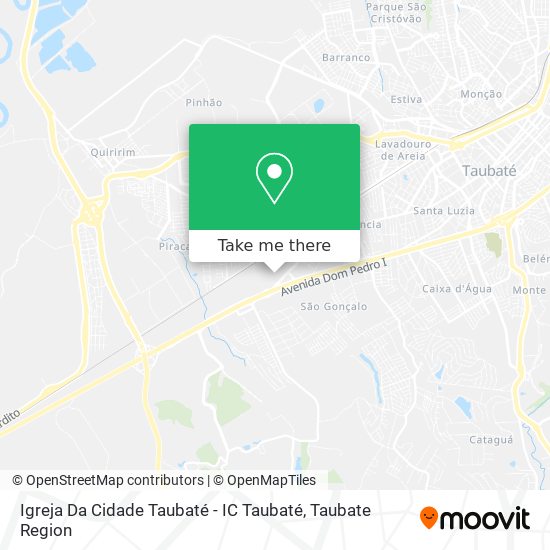 Igreja Da Cidade Taubaté - IC Taubaté map