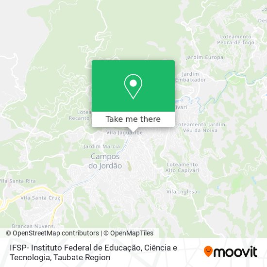 IFSP- Instituto Federal de Educação, Ciência e Tecnologia map