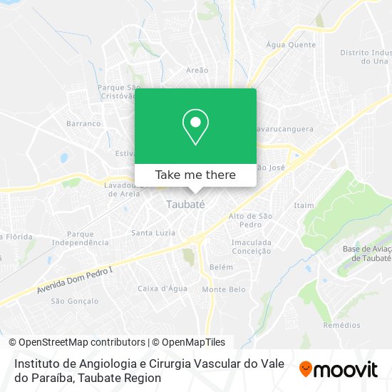 Instituto de Angiologia e Cirurgia Vascular do Vale do Paraíba map