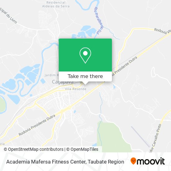 Mapa Academia Mafersa Fitness Center