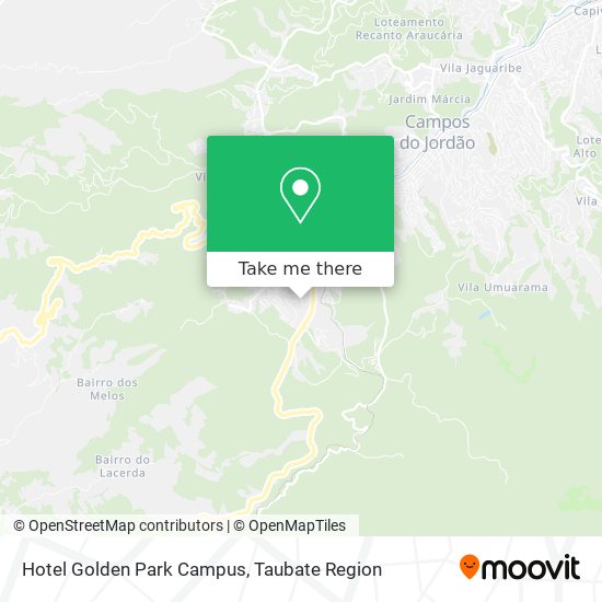 Hotel Golden Park Campus map