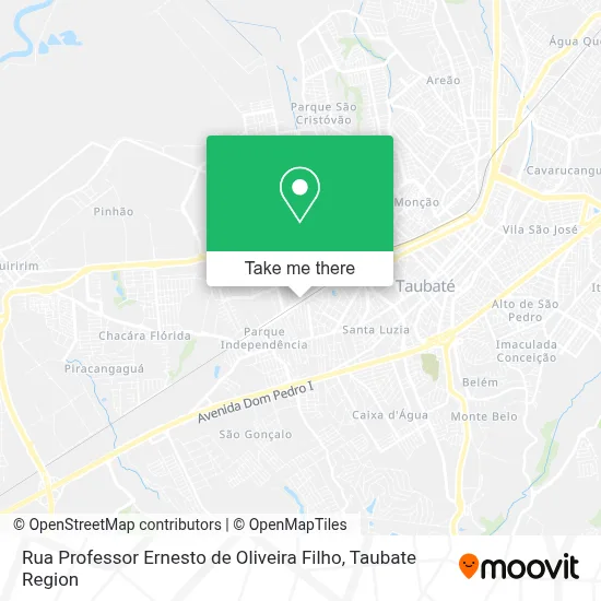 Rua Professor Ernesto de Oliveira Filho map