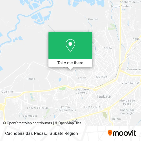 Cachoeira das Pacas map