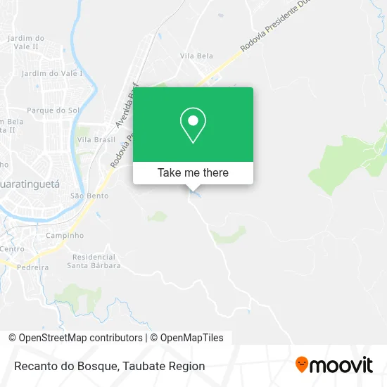 Recanto do Bosque map