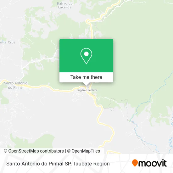 Santo Antônio do Pinhal SP map
