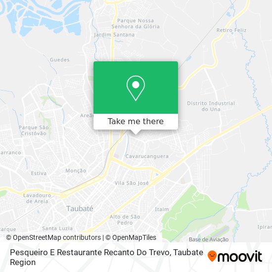 Pesqueiro E Restaurante Recanto Do Trevo map