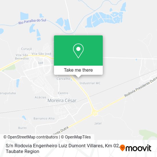 S / n Rodovia Engenheiro Luiz Dumont Villares, Km 02 map
