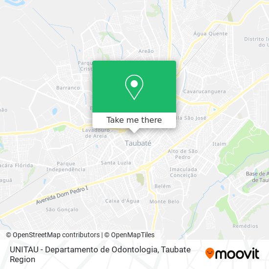 Mapa UNITAU - Departamento de Odontologia