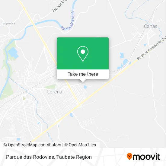 Parque das Rodovias map