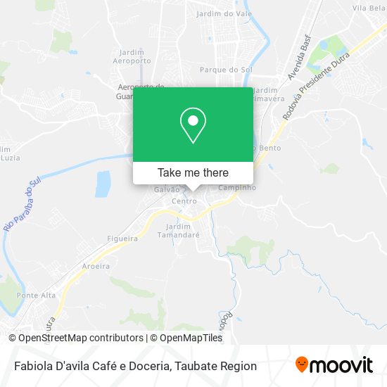 Fabiola D'avila Café e Doceria map