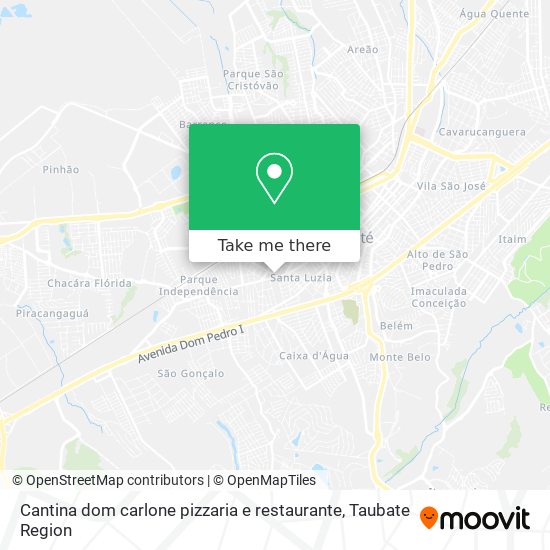 Cantina dom carlone pizzaria e restaurante map