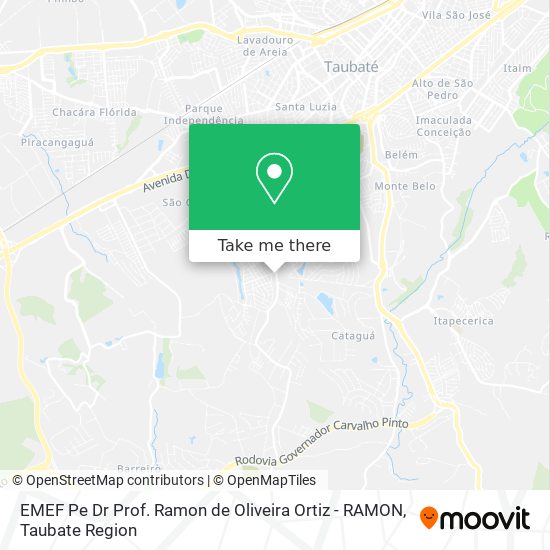 EMEF Pe Dr Prof. Ramon de Oliveira Ortiz - RAMON map