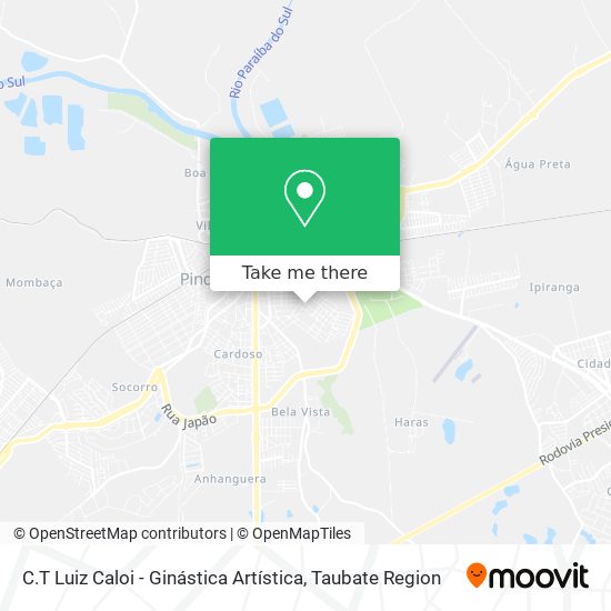 C.T Luiz Caloi - Ginástica Artística map