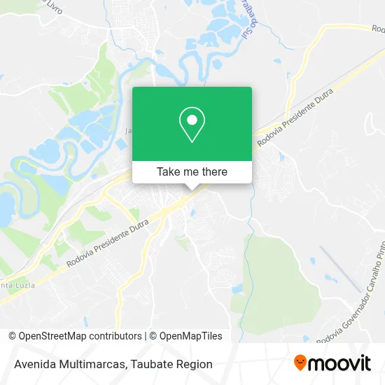 Avenida Multimarcas map