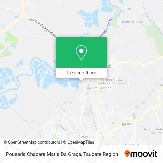 Pousada Chacara Maria Da Graça map