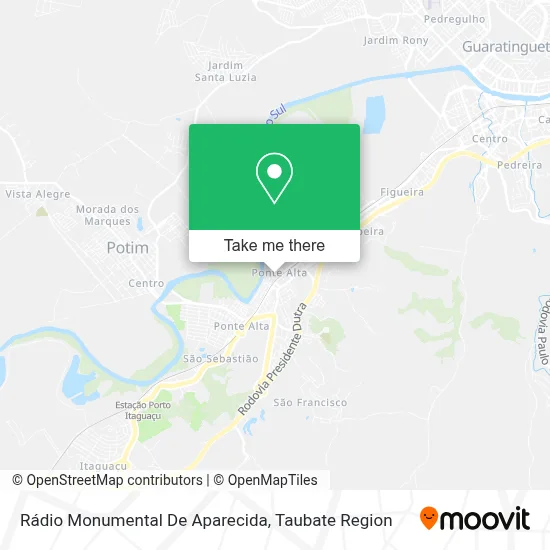 Rádio Monumental De Aparecida map