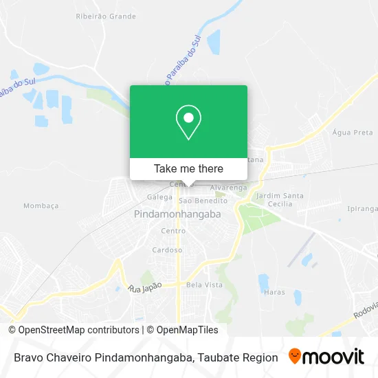 Bravo Chaveiro Pindamonhangaba map