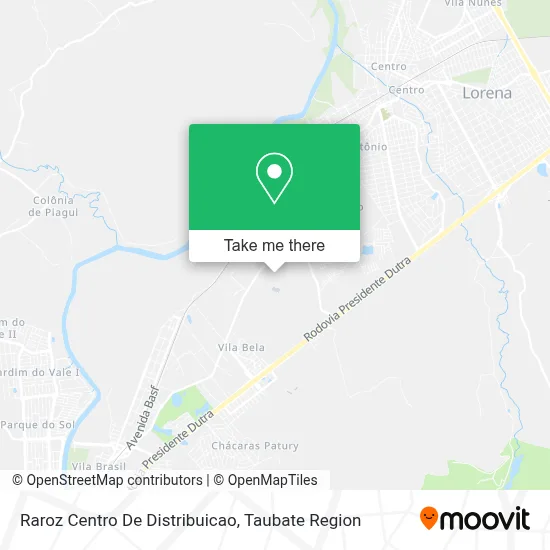 Raroz Centro De Distribuicao map