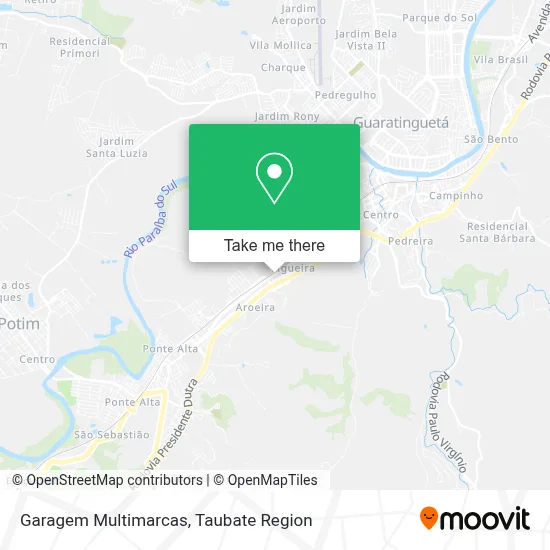 Garagem Multimarcas map