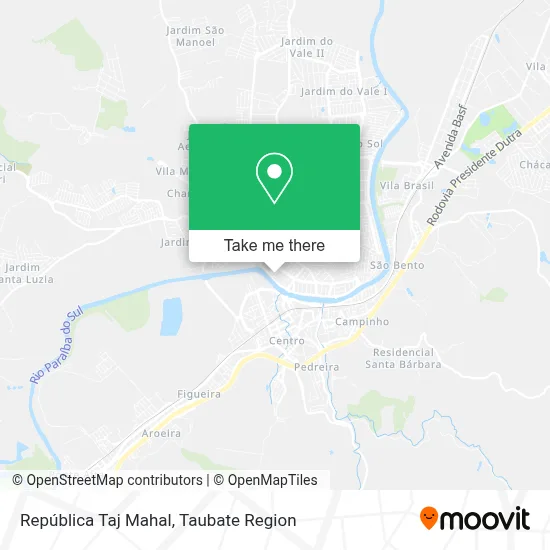 República Taj Mahal map