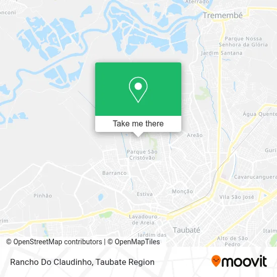 Rancho Do Claudinho map