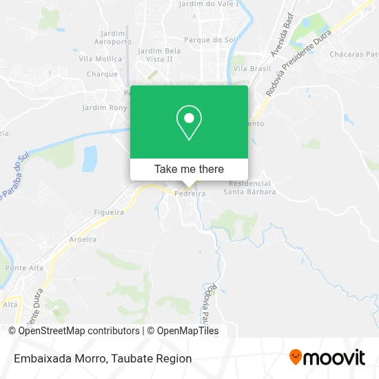 Embaixada Morro map