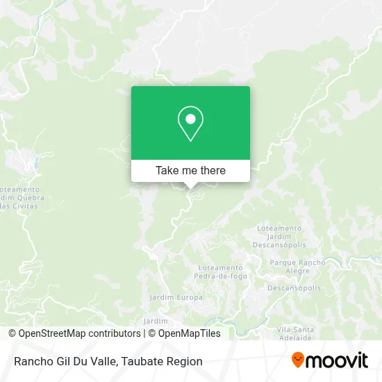 Rancho Gil Du Valle map