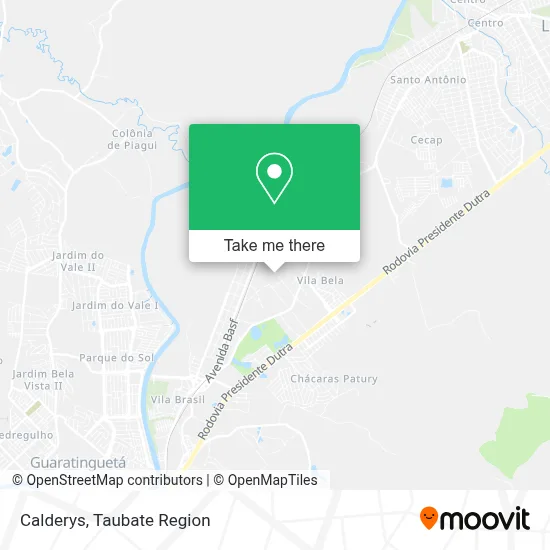 Calderys map