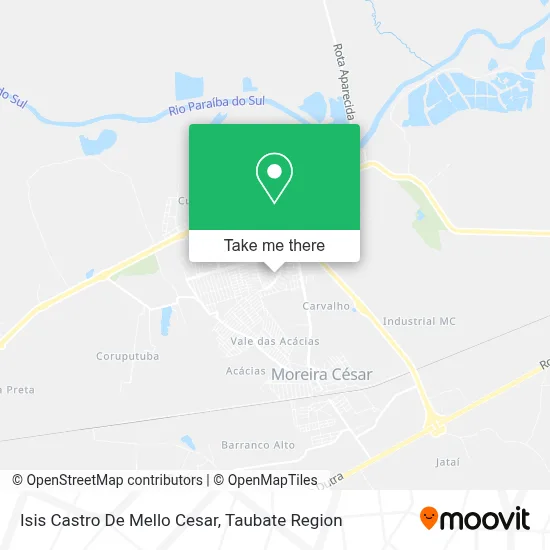 Isis Castro De Mello Cesar map