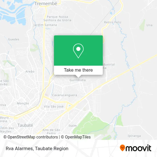 Rva Alarmes map
