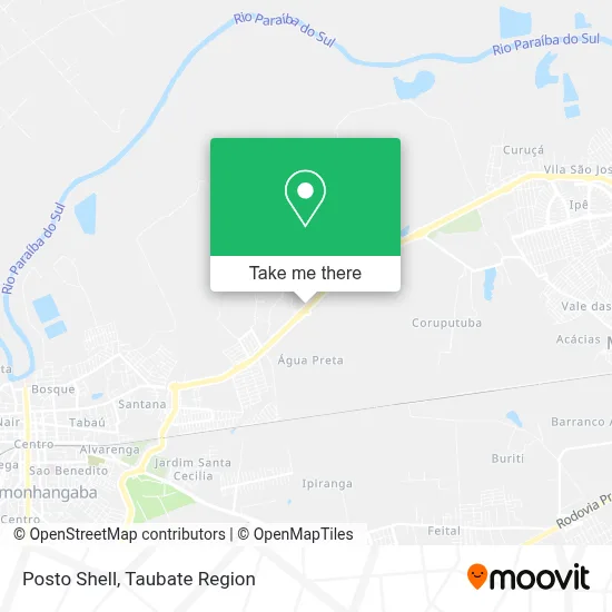 Posto Shell map