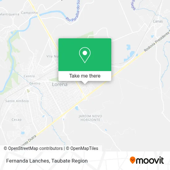 Fernanda Lanches map