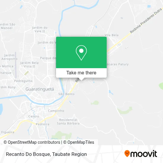Recanto Do Bosque map