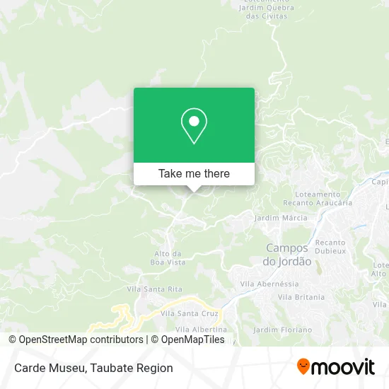 Carde Museu map