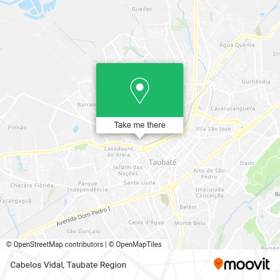 Cabelos Vidal map