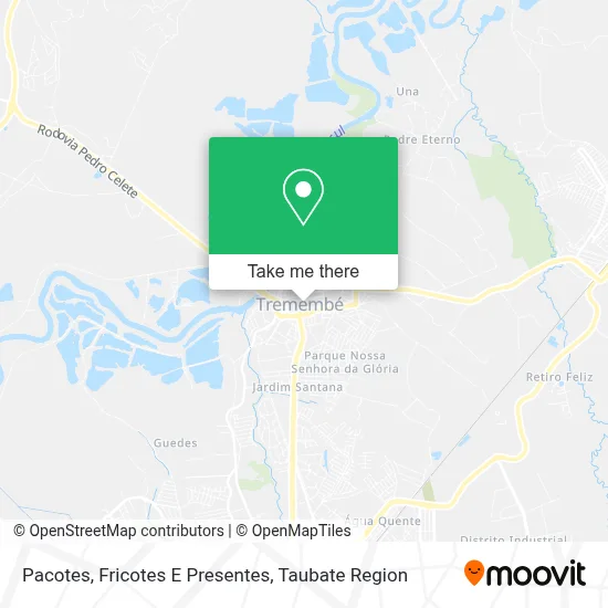 Pacotes, Fricotes E Presentes map